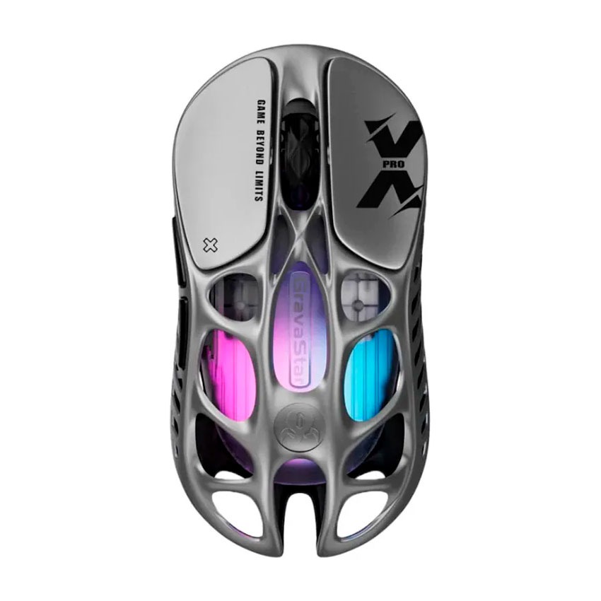 Mouse Gamer GravaStar Mercury X PRO Inalámbrico – 26,000 DPI