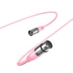 CABLE FIFINE L9C-P XLR 1.8M ROSADO PARA MICRÓFONO PROFESIONAL