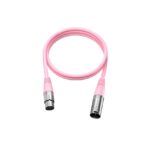 CABLE FIFINE L9C-P XLR 1.8M ROSADO PARA MICRÓFONO PROFESIONAL
