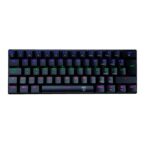 Teclado Mecánico T-Dagger Arena Lite 60% Rainbow Español Red Switch Negro