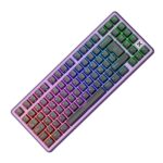 Teclado Royal Kludge RK X87 Cableado BLACKBERRY MOUSSE - CREAMY SWITCH