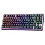 Teclado Royal Kludge RK X87 Cableado BLACKBERRY MOUSSE - CREAMY SWITCH