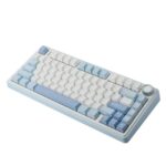 Teclado AULA F75 RGB Inalámbrico Español WHITE/CYAN