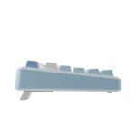Teclado AULA F75 RGB Inalámbrico Español WHITE/CYAN