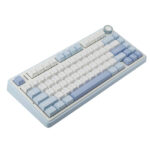 Teclado AULA F75 RGB Inalámbrico Español WHITE/CYAN