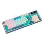 Teclado Royal Kludge RK-S98 Inalambrico LIGHT CLOUD - CHARTREUSE SWITCH