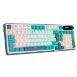 Teclado Royal Kludge RK-S98 Inalambrico LIGHT CLOUD - CHARTREUSE SWITCH