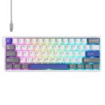 Teclado Aula WIN60HE MAX Cableado GREY/WHITE/BLUE - WING CHUN MAGNETIC SWITCH