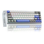 Teclado Aula WIN68HE MAX Cableado MAGNETIC Grey/White/Purple