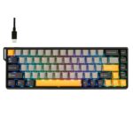 Teclado Aula WIN68HE MAX Cableado BLACK/GREY/YELLOW - WING CHUN MAGNETIC SWITCH