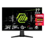 Monitor plano gaming MSI MAG-275QF, 27" WQHD Rapid IPS, 180 Hz, 0.5 ms