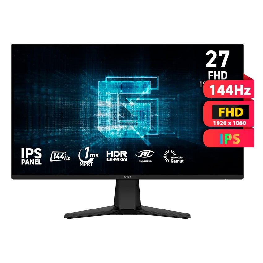 Monitor MSI G275L E14 27" FHD IPS 144Hz 1ms Plano