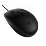 Mouse HP 125 Wired USB 1000 DPI Ergonómico Negro
