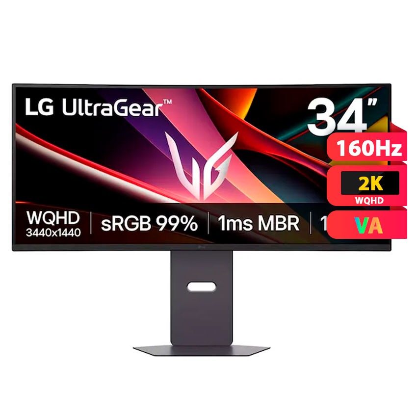 Monitor LG UltraGear 34G600A-B 34" WQHD 160Hz 1ms MBR Curvo