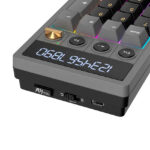 Teclado Numérico Royal Kludge RK M20 Phantom Violet Switch RGB Tri-Mode