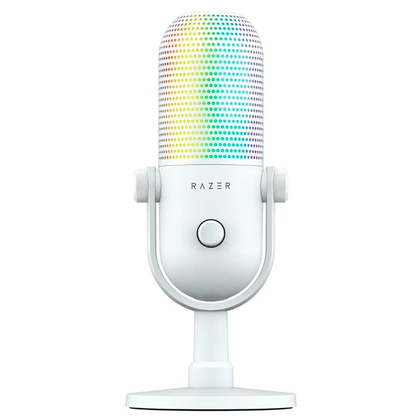 Micrófono Razer Seiren V3 Chroma RGB USB Mic White Edition