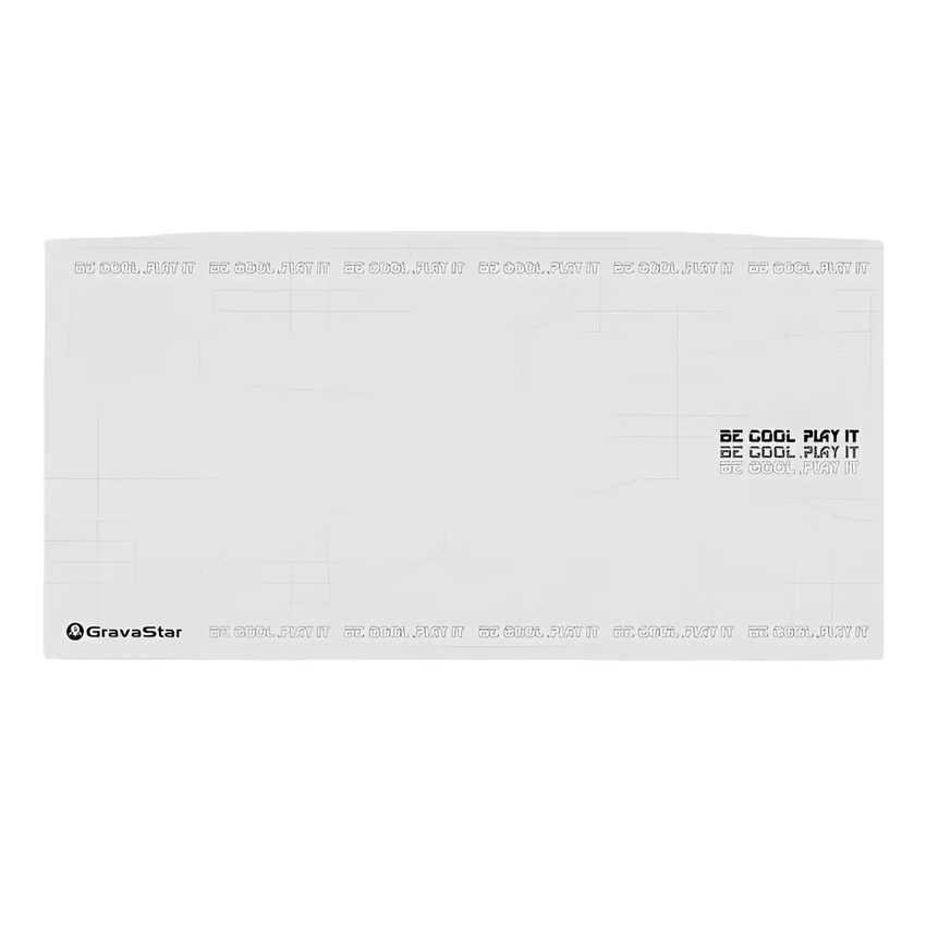 Mouse Pad GravaStar XL 800x400 Impermeable Antideslizante WHITE