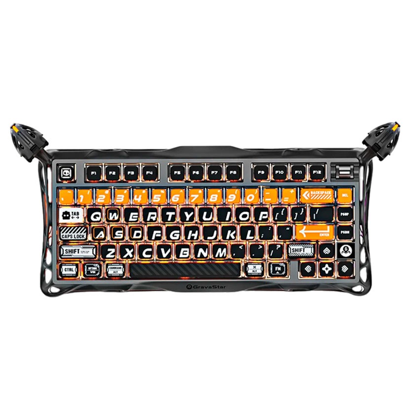 TECLADO GRAVASTAR MERCURY K1 PRO INALÁMBRICO INGLÉS CYBERFLARE