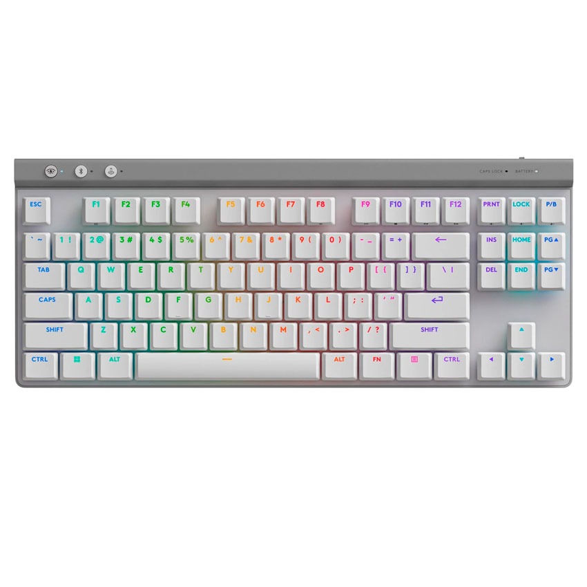 TECLADO LOGITECH G515 TKL LIGHTSPEED/BT LIGHTSYNC RGB WHITE