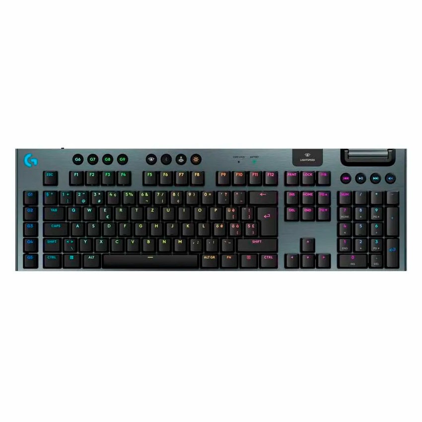 TECLADO LOGITECH G915 X LIGHTSPEED/BT LIGHTSYNC RGB / KEYCONTROL BLACK TECLADO LOGITECH G915 X LIGHTSPEED/BT LIGHTSYNC RGB / KEYCONTROL BLACK