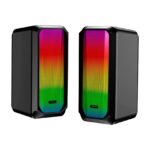 ALTAVOCES AULA N600 2.0 USB PARA PC Y LAPTOP BLACK