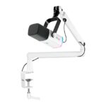 MICROFONO FIFINE TAM8 CON BRAZO DINAMICO BLANCO