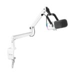 MICROFONO FIFINE TAM8 CON BRAZO DINAMICO BLANCO