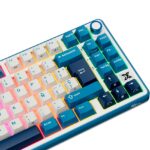 Teclado Royal Kludge RK X87 Inalámbrico BLUE - BEIGE SWITCH