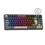 Teclado Royal Kludge RK X87 Inalámbrico PHANTOM - BEIGE SWITCH