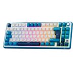 Teclado Royal Kludge RK X87 Inalámbrico BLUE - BEIGE SWITCH