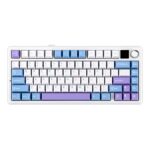 TECLADO AULA F75 MAX WIRELESS WHITE/BLUE/PURPLE (SW GREEN)