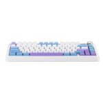 TECLADO AULA F75 MAX WIRELESS WHITE/BLUE/PURPLE (SW GREEN)