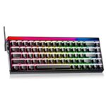 TECLADO AULA HERO68HE RGB CABLEADO INGLES BLACK LIGHT HOUSE JADE KING MAGNETIC SWITCH