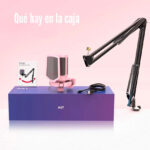 Micrófono Fifine A6T PINK Soporte de brazo