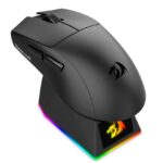 Mouse Redragon K1NG M999 ULTRA BLACK con Base de Carga
