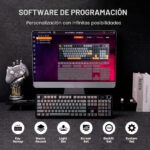 Teclado Aula F108 Pro RGB Inalámbrico Español Mecánico - Imagen 7
