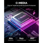 Auricular Inalámbrico Aula G7 PRO Blanco 7.1: Audífonos Gamer con RGB, Micrófono y Bluetooth - Imagen 3
