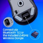 HyperX Pulsefire Haste 2 Mini Inalámbrico Gaming Negro - Imagen 5