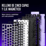 Teclado Aula HERO68HE RGB Magnético 68% Inglés Jade King 8000Hz Gasket Rapid Trigger 0,1mm PBT RGB - Imagen 2