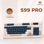 Teclado Aula S99 Pro Inalámbrico RGB Español Gris 98% - Imagen 6