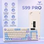 Aula S99 Pro Teclado Inalámbrico Español RGB Lila - Imagen 4