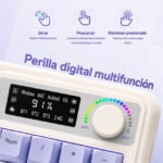 Aula S99 Pro Teclado Inalámbrico Español RGB Lila - Imagen 5