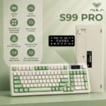 Teclado Aula S99 Pro Inalámbrico Español RGB Verde - Imagen 4