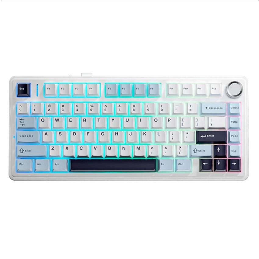 Aula F75 Teclado Mecánico RGB 75% Inglés Pink Switch Aula F75 Teclado Mecánico RGB 75% Inglés Pink Switch