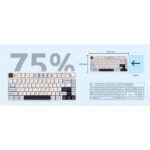 Aula F75 Teclado Mecánico RGB 75% Inglés Pink Switch - Imagen 4
