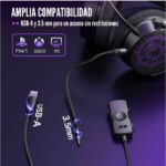 Audífonos Gamer FIFINE H18V 7.1 RGB con Micrófono - Imagen 3