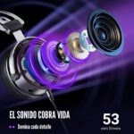 Audífonos Gamer FIFINE H18V 7.1 RGB con Micrófono - Imagen 5