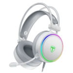 Audífonos Gamer T-Dagger Sona RGB 7.1 Virtual Blancos