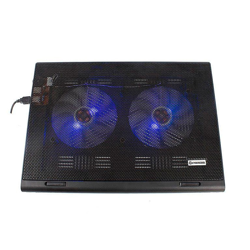Cooler para Laptop Cybercool HA-71 con 2 Ventiladores LED