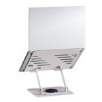 Stand para Notebook Giratorio Cybercool HA-A17 de Acero Plata - Imagen 2